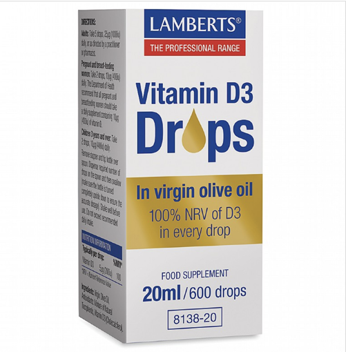 Picture of Vitamin D3 Drops (Lamberts)