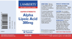 Picture of Alpha Lipoic Acid 300mg (Lamberts)